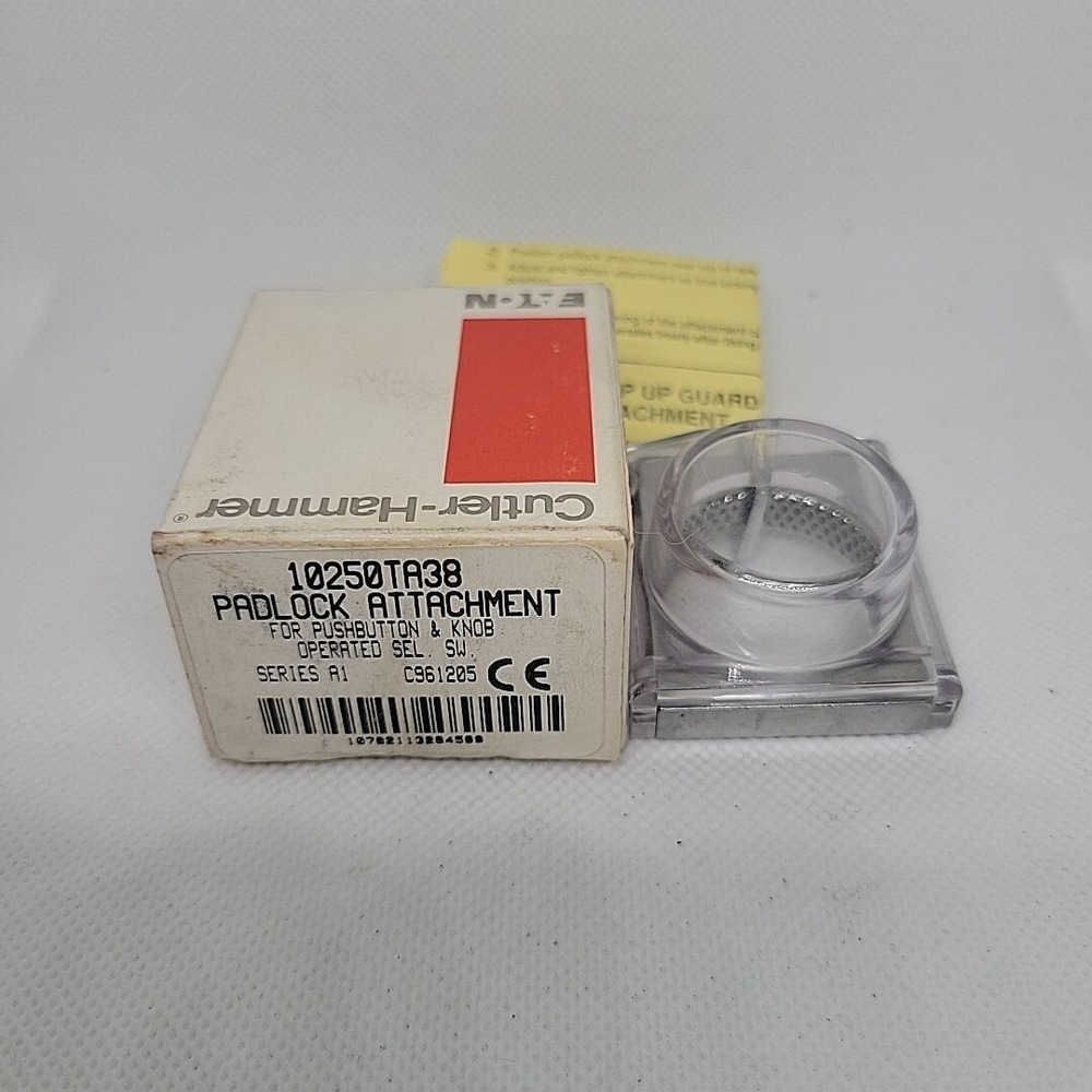 Cutler Hammer Padlock Attachment 10250TA38 Eaton Pushbutton Switch Guard NEW